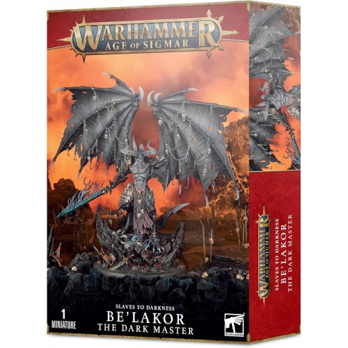 Warhammer Age of Sigmar - Be'Lakor The Dark Master, Be'lakor, the Dark Master, stands as the first and greatest of the Daemon Princes, a consummate champion of Chaos who views his foes with bitter scorn